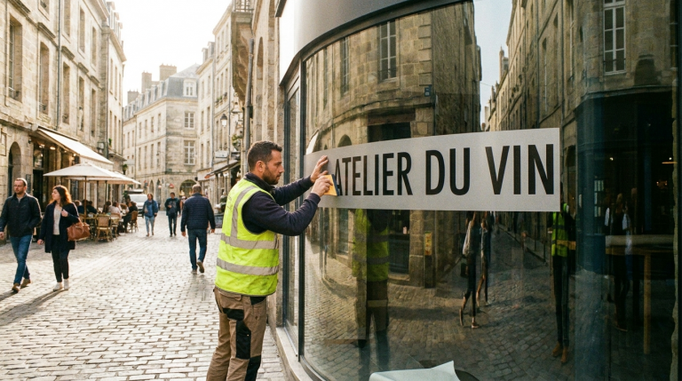 Enseigne adhésif pour commerce de proximité : simple, rapide, efficace