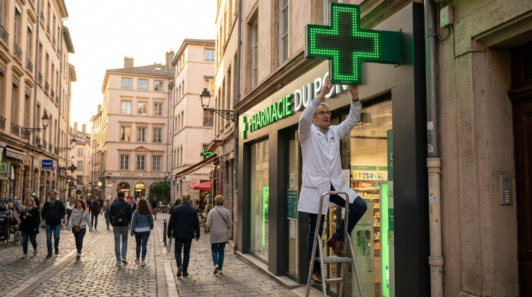 Signalétique pharmacie : vitrine, intérieur et obligations légales