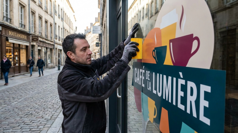 Adhésif vitrine : le guide complet pour les professionnels