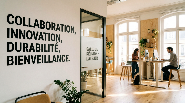 Signalétique coworking et open-space : créez une identité visuelle dans vos bureaux