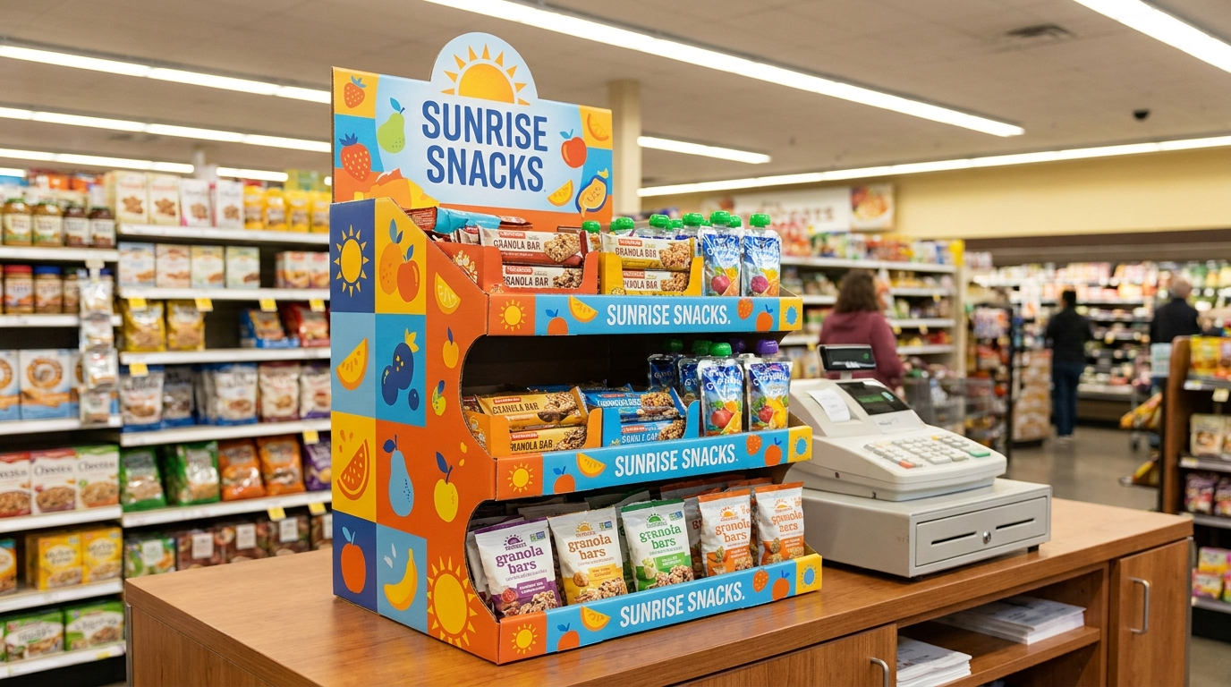 Support PLV carton de comptoir : boostez vos ventes en magasin