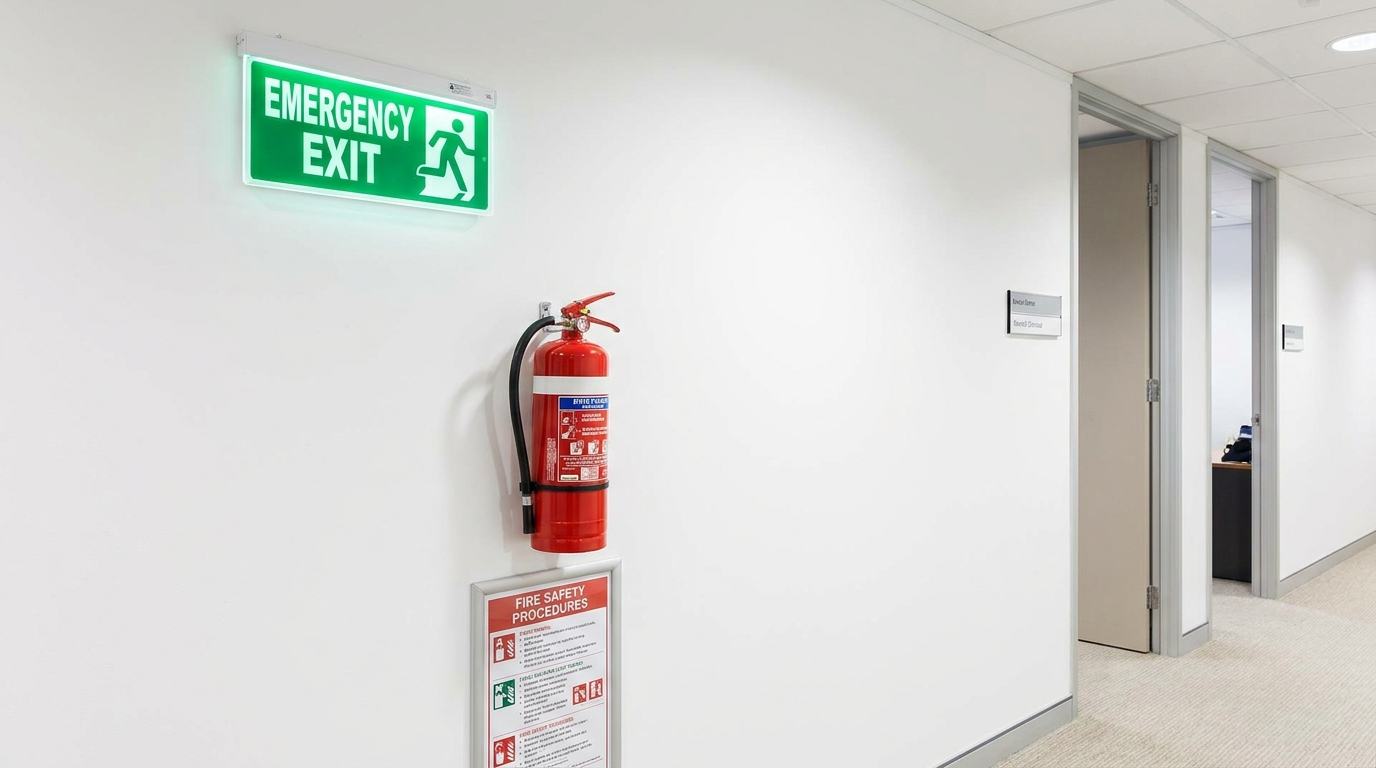 Signalétique sécurité incendie en entreprise : obligations légales