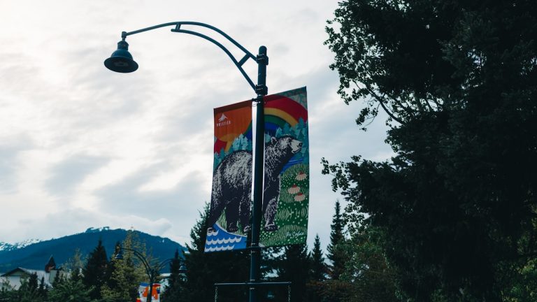 Drapeau publicitaire sur mât : le repère visible de loin pour signaler son entreprise